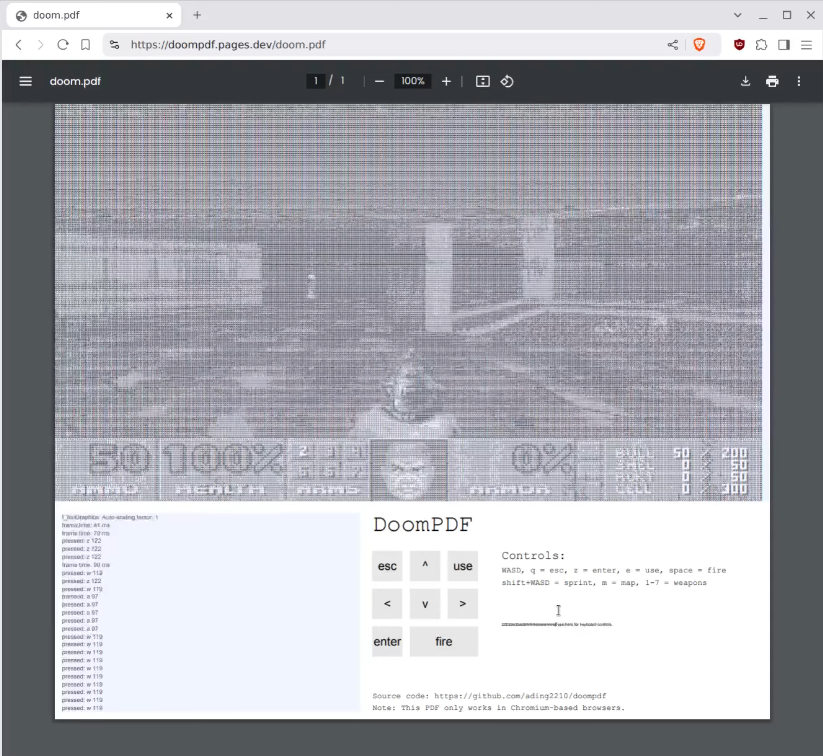 Doom теперь запускается прямо в PDF: новый уровень портирования культовой игры